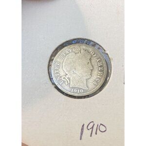 1910 **P** BARBER SILVER DIME ***NICE ***